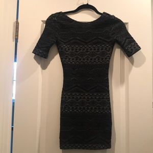H&M black mini dress